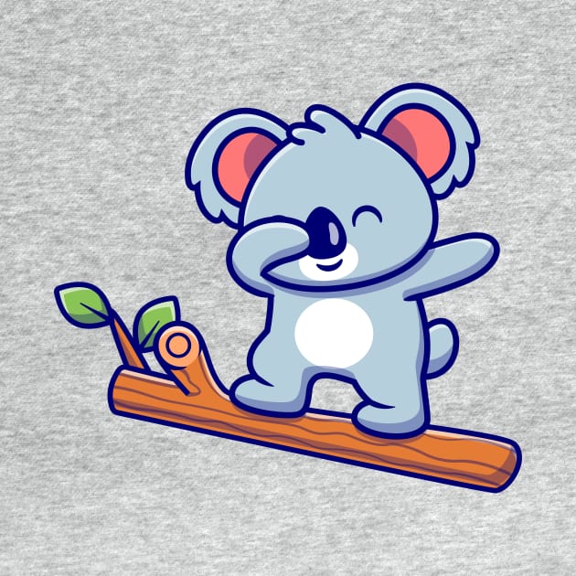 Cute Koala Dabbing On The Tree by Catalyst Labs